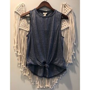 Mossimo Supply Co. Blue Tank Top